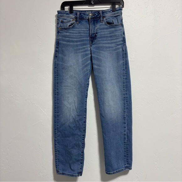 American Eagle Original Straight Light Wash Men's Denim Jeans 28x30 Cotton Blend - Picture 1 of 12